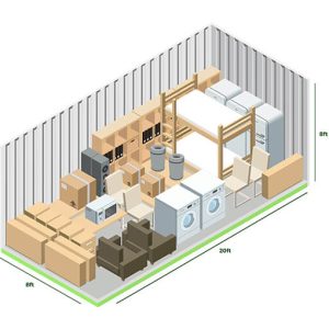 160 sq. ft Storage Drive Up